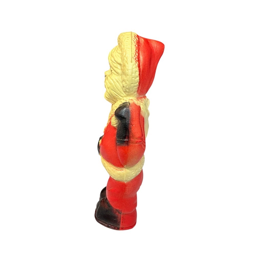 Vintage Hartz Santa Dog Squeaky Toy MCM Christmas Decor Works - Picture 4 of 5